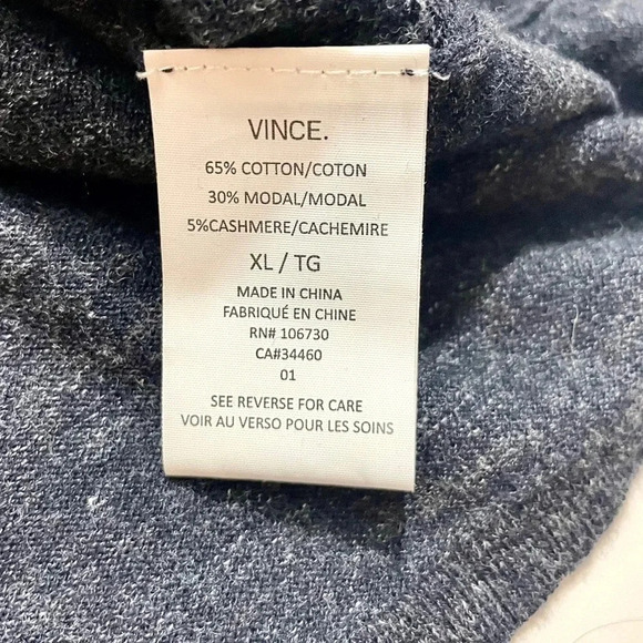 Vince Men’s Jasper Pique Panel Lightweight Sweater - Picture 3 of 4